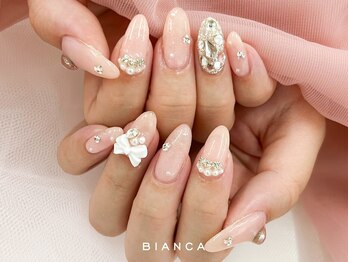Bianca 小岩店【ビアンカ】【7/1 NEW OPEN（予定）】/リボンネイル♪¥9300