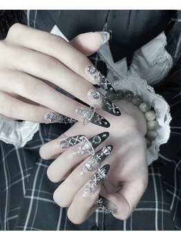 ピンキーネイル(Pinky Nail)/長さだし持ち込みデザイン