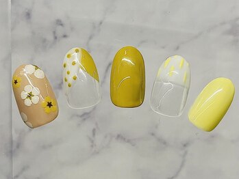 サローネ レジーナ(salone Regina)/フラワー/アート/春ネイル