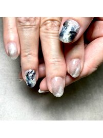 大理石ネイル
