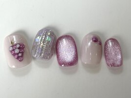 秋ぶどうラメパープル¥9000