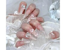 プティネイル(Puty Nail)/リボンチェックフレンチネイル♪