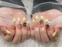 エムプラスネイル 新宿(M+Nail)/長さ出し★ゴージャス