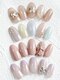 ネイルサロン レーヌ(nail salon Reine)の写真/【梅田】シンプルだけど存在感のある爪先を演出☆ネイルが初めての方にも◎オフィス向けシンプルコ-ス￥4950