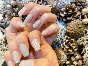 キキネイル たまプラーザ店(kikinail)/11.12月定額A ニットネイル