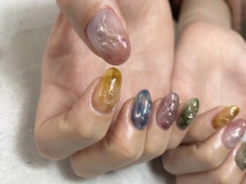 リリ(Rili)/カラフルニュアンスNail