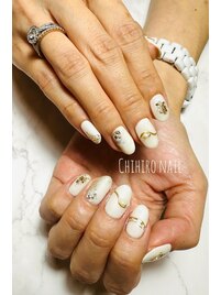 シンプルフルデザインネイル