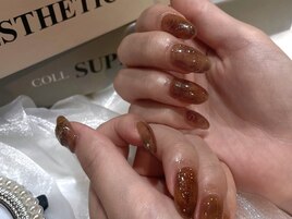 秋トレンド×鼈甲【渋谷ネイル】