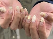 プチナノ(petitnano)/【miyu】ニュアンスネイル