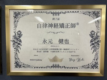 リスタート腰痛整体院 舟入院/自立神経矯正師