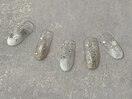 雪の結晶ネイル