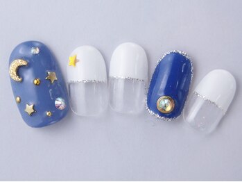 ネイルサロン ドレリッチ 大宮店(drerich)/ムーンパーツネイル