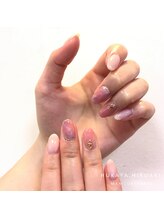 ネイルスタジオ レイナローズ(NAIL STUDIO Reina Rose)/シアーな2カラー