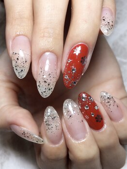 レディグリッター(Lady glitter)/ウィンターネイル