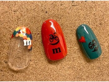 m＆msネイル
