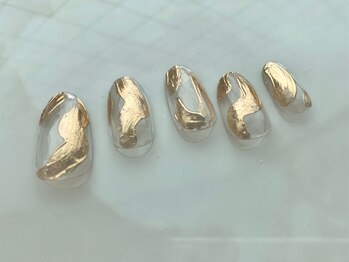ソウ 難波店 nail salon Sou/ミラーニュアンスnail