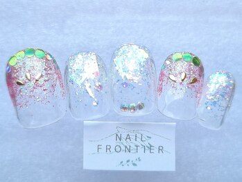 ネイルフロンティア 吉祥寺(NAIL FRONTIER)/オーロラフィルムグラデ5480円～