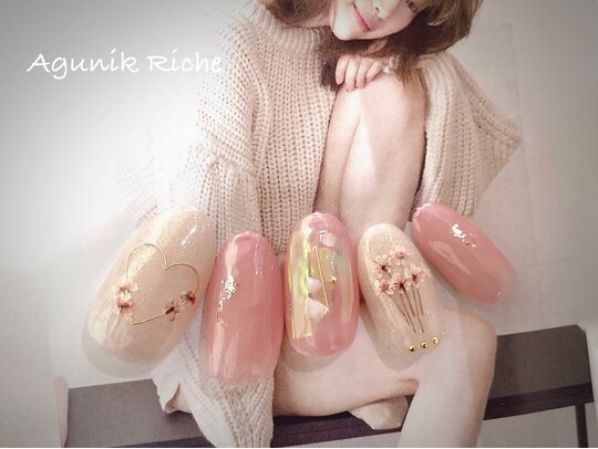 2025年冬】ブーケのネイルデザイン集｜人気順｜ホットペッパービューティー 