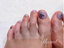 アクイユ 銀座店(ACCUEIL)/ぶどうフットネイル