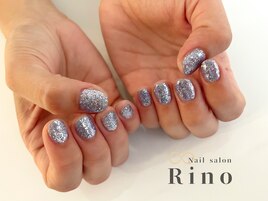 ラメ×レオパード×ブルー