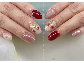 ココナッツネイル/春ネイル