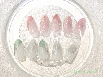 ナナズネイル(nana's nail)の写真/【毎月変わるキャンペーンデザイン¥7990/¥8800】大人可愛いデザインで周りと差が付く♪リピーター様多数★