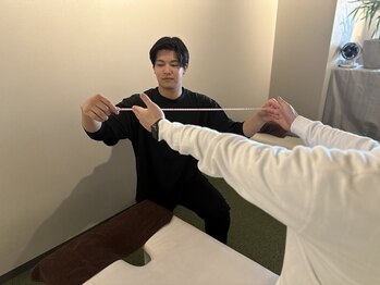 エーストレッチ 溝の口店(A stretch)/再度、可動域のチェック!