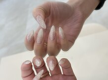 ネイル モア 岐阜駅店(nail mor.)/ラメワンカラー