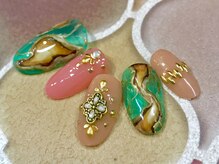 ビービーネイル(BB)/夏はやっぱり天然石