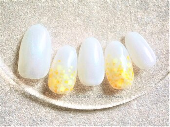 ネイルサロン ブランシュール(Nail Salon Blancheur)/根元シャボン