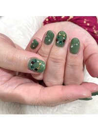 パラジェル　クリスマスネイル