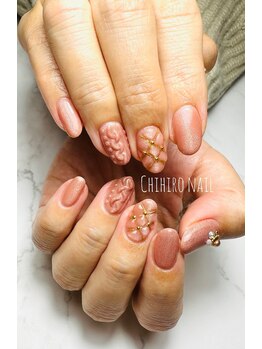 チヒロネイル/キルティング＆ニットネイル