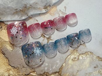 シアン(Cyan)/【定額】季節の流行デザイン