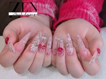 ゼン ネイル デザイン 池袋(ZEN NAIL DESIGN)/* 長 さだしやり放題×つけ放題
