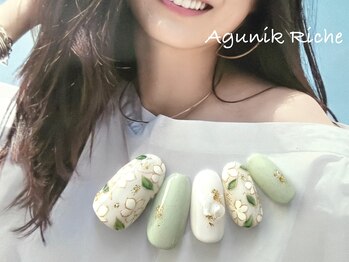 【フラワーネイル】