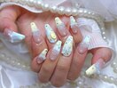 パステルレースフレンチネイル♪