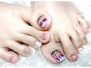 ヤシの木フットネイル