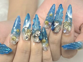 ハユン(hayun)の写真/なりたいロングネイルを叶える条件もバッチリ♪経験豊富なスタッフが、あなたの理想のデザインを叶えます◎