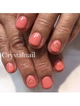 クリスタルネイル ボンベルタ橘店(CRYSTAL NAIL)/ハートネイル