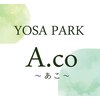 ヨサパーク あこ(YOSA PARK A.co)ロゴ