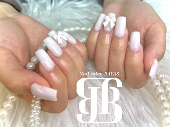 ネイルサロンレイアス(RAYAS)/乳白色ワンカラー♪♪
