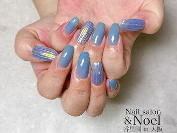 ノエル(Noel)/ブルー×バカラネイル