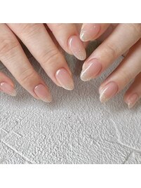 ラメグラデーションネイル