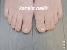 オレンジ系ニュアンスネイル★☆