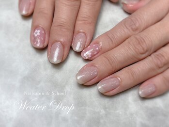 ウォータードロップ(Water Drop)/シンプル定額アートコース(桜)