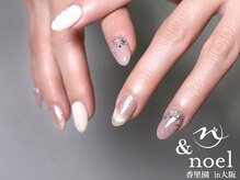 ノエル(Noel)/キラキラ×ニットネイル