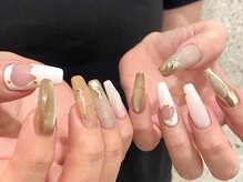 《自分らしいお気に入りネイル》オーダーデザインネイル