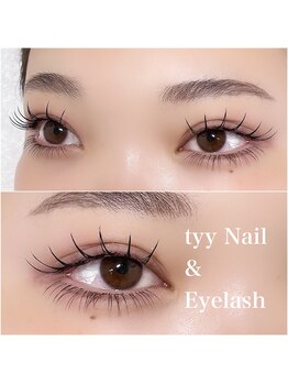 ティーネイルアンドアイラッシュ(tty)/上下フラットラッシュつけ放題