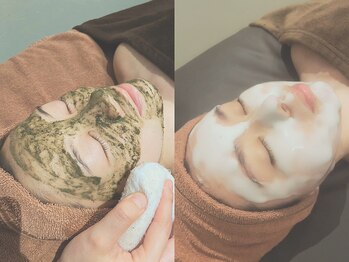 ルタンリッシュ 青森店(Lutan Riche)の写真/季節の変わり目のゆらぎ肌を鎮静【剥離なしハーブ+高濃度水素パック★¥23600→¥15800】土台から強いお肌に