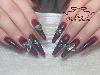 ウナネイルサロン 渋谷店(Una nail salon)/チップ長さだし10本デザイン